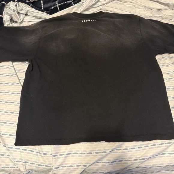 YoungLA Black and Red Graphic Tee - Picture 2 of 2